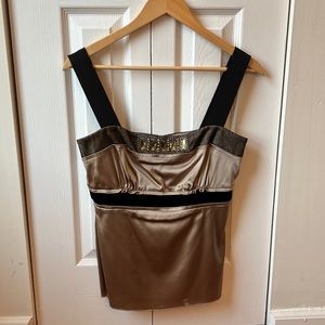 Silk and velvet blouse